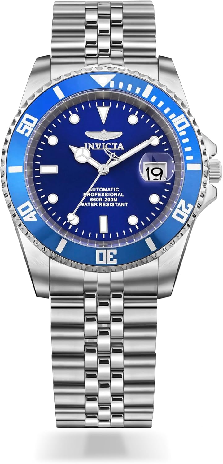 Detalle de Invicta Pro Diver Montre Homme – Mouvement Automatique, Acier Inoxydable 42mm