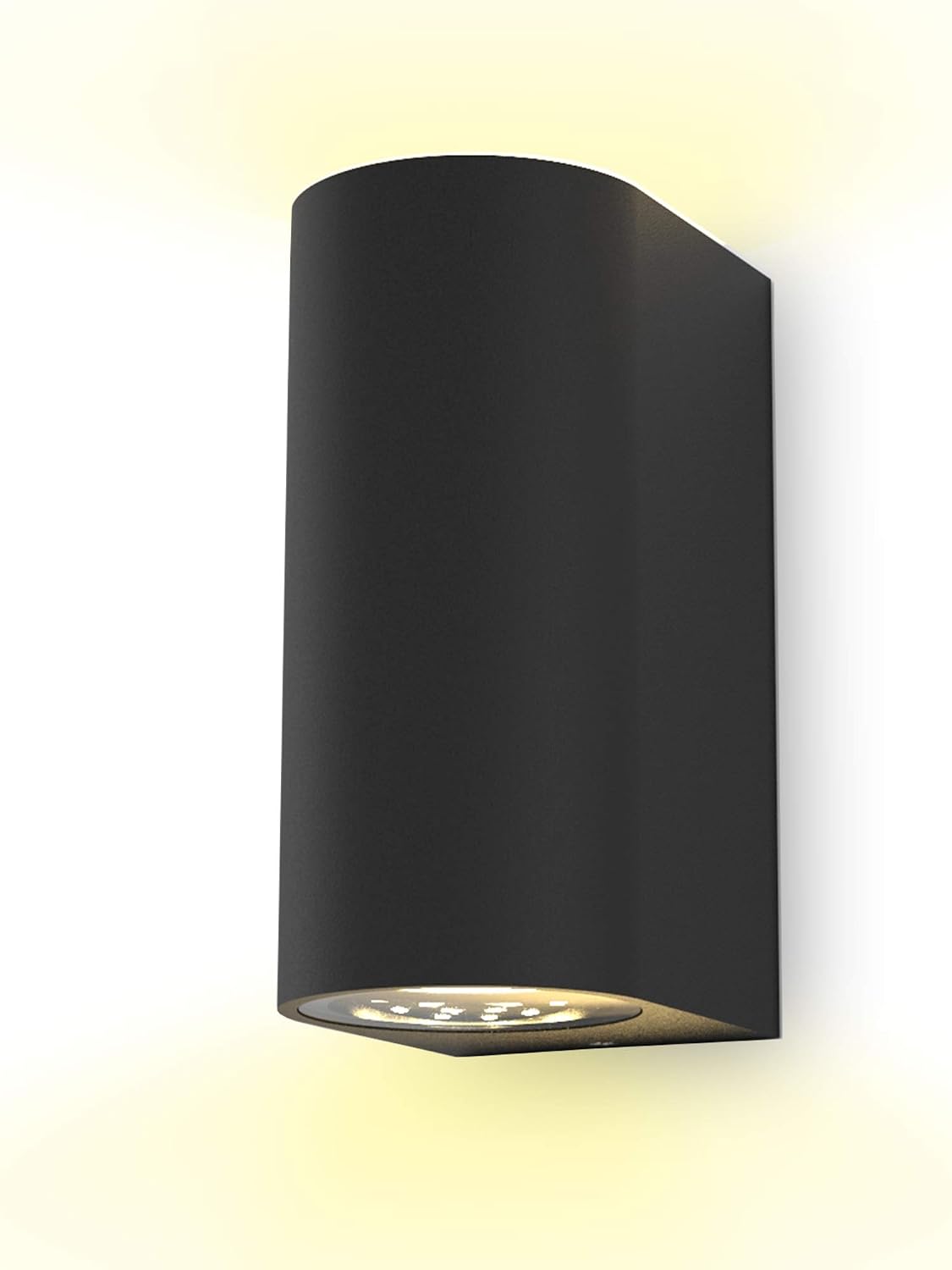 Detalle de B.K.Licht Applique murale LED extérieur/ intérieur – 2 spots GU10, IP44, 2x5W, 800 lm, 3000 K