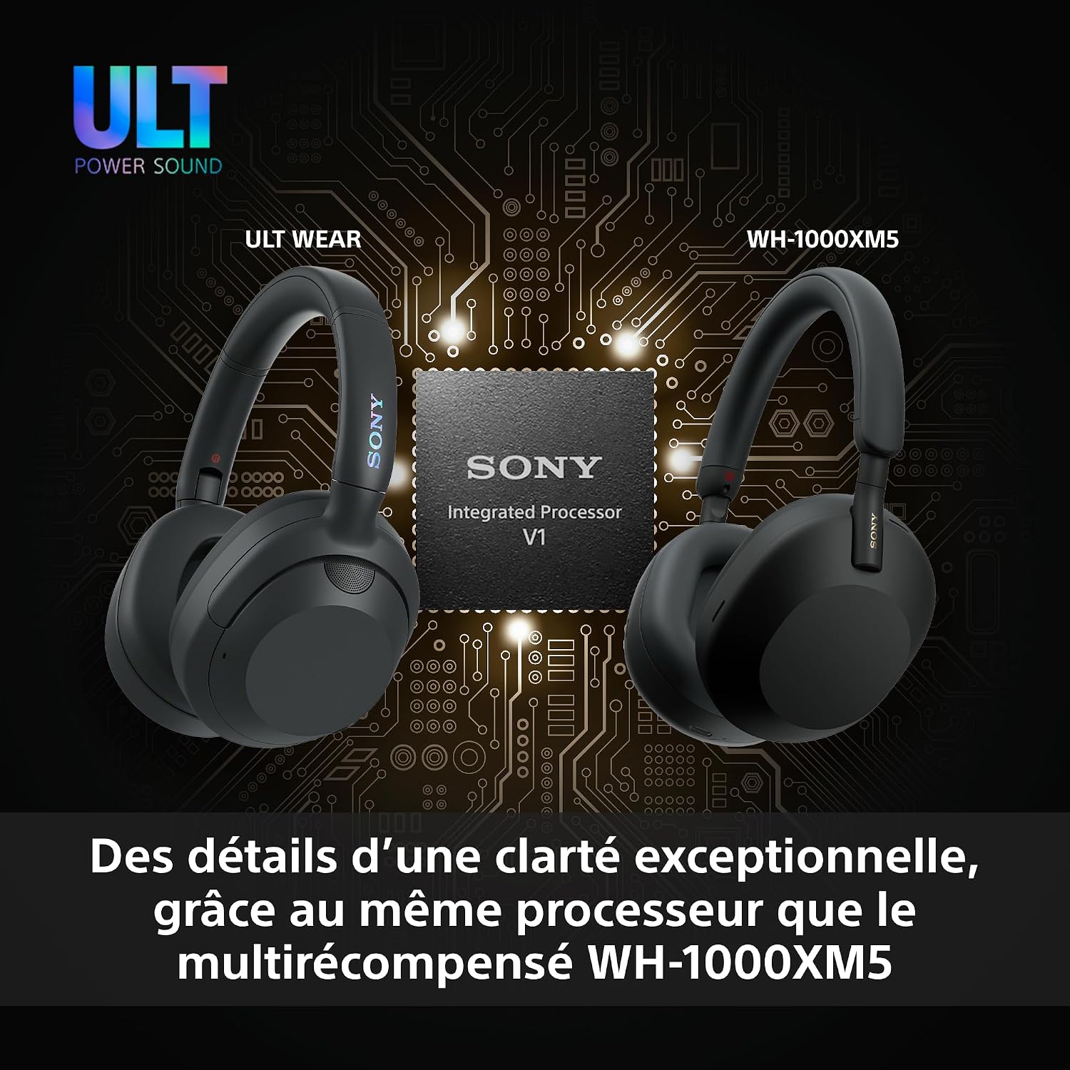 Detalle de Sony ULT Wear — Casque Bluetooth sans Fil avec ULT Power Sound