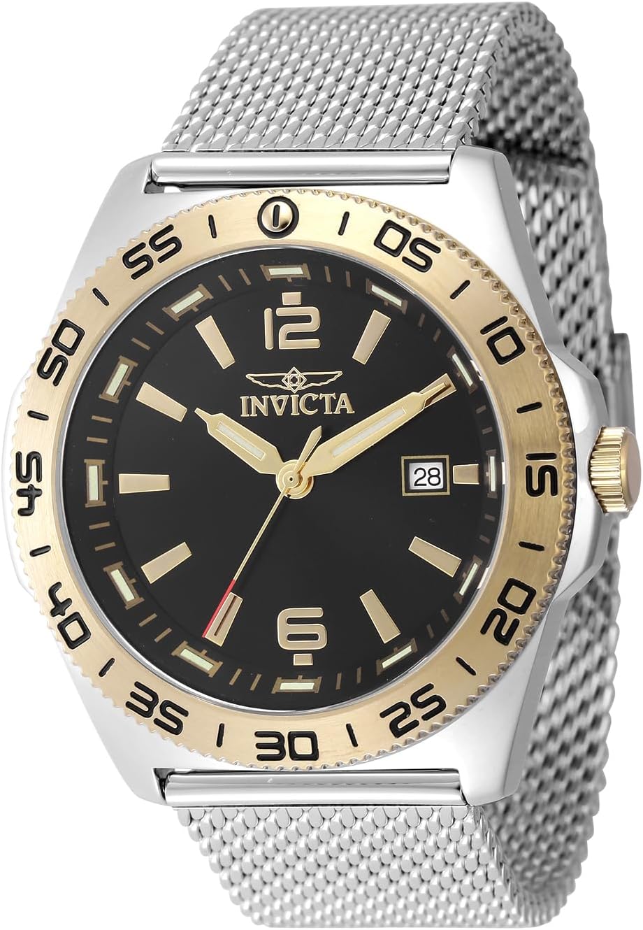 Detalle de Invicta Coalition Forces — Montre Homme 45mm, mouvement quartz, acier inoxydable (réf. 48350)