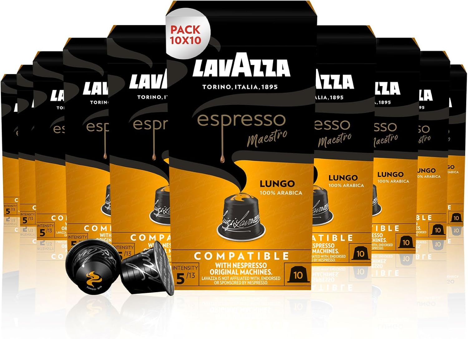 Detalle de Lavazza Espresso Maestro Lungo 100 capsules