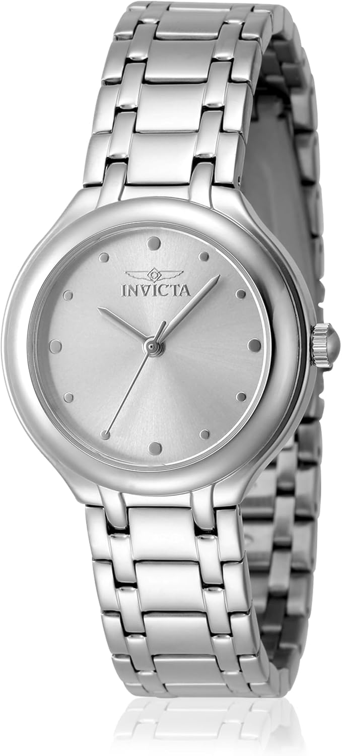 Detalle de Invicta Wildflower Montre Femme – Mouvement Quartz, Acier Inoxydable, 32 mm