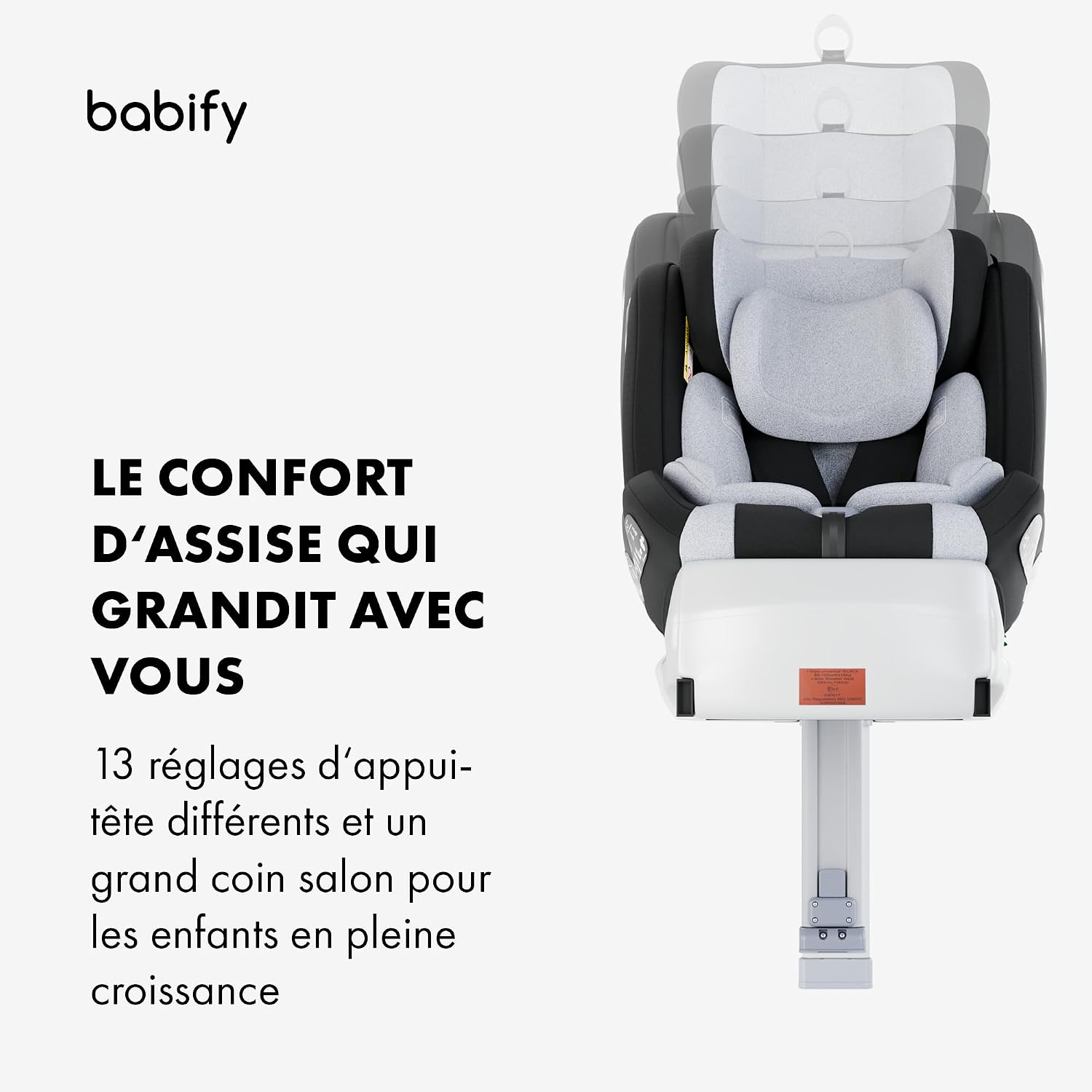 Detalle 2 de Babify Siège auto pivotant 360°
