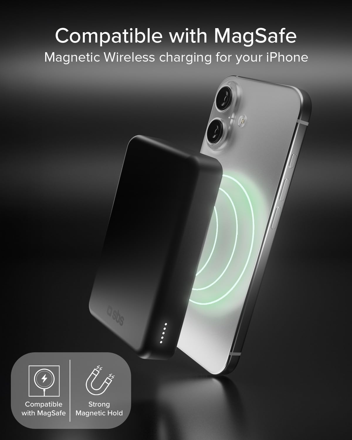 Thumbnail 4 de SBS Qi2 Power Mag 10K Batterie externe Qi2