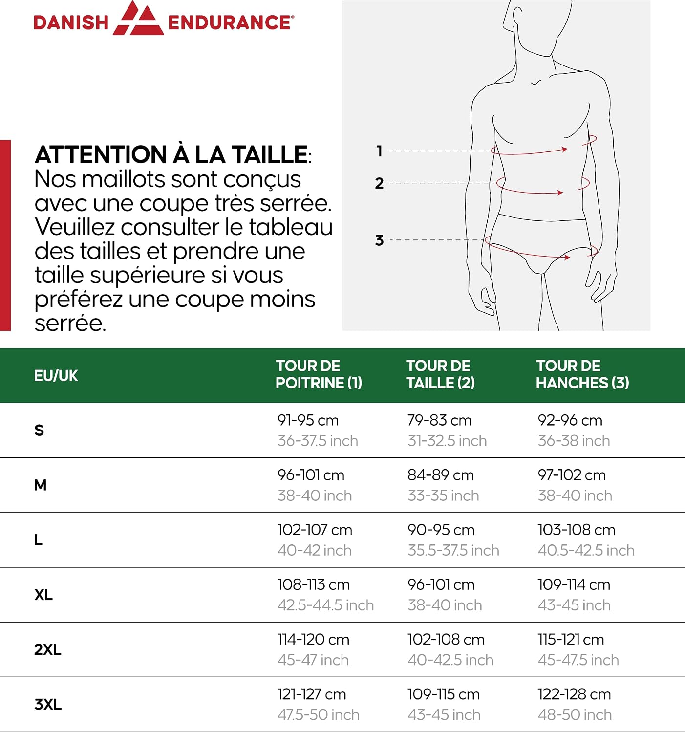 Detalle 2 de DANISH ENDURANCE Maillot de cyclisme manches courtes homme : léger, respirant et coupe ajustée