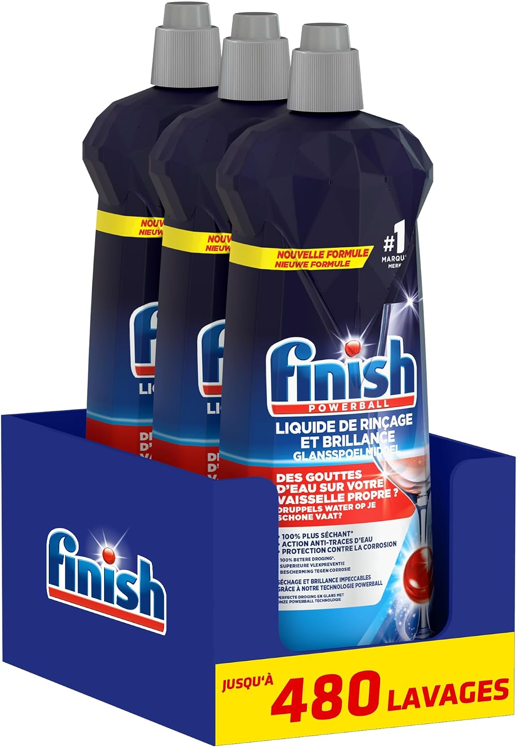 Detalle de Finish Liquide de rinçage 2400 ml