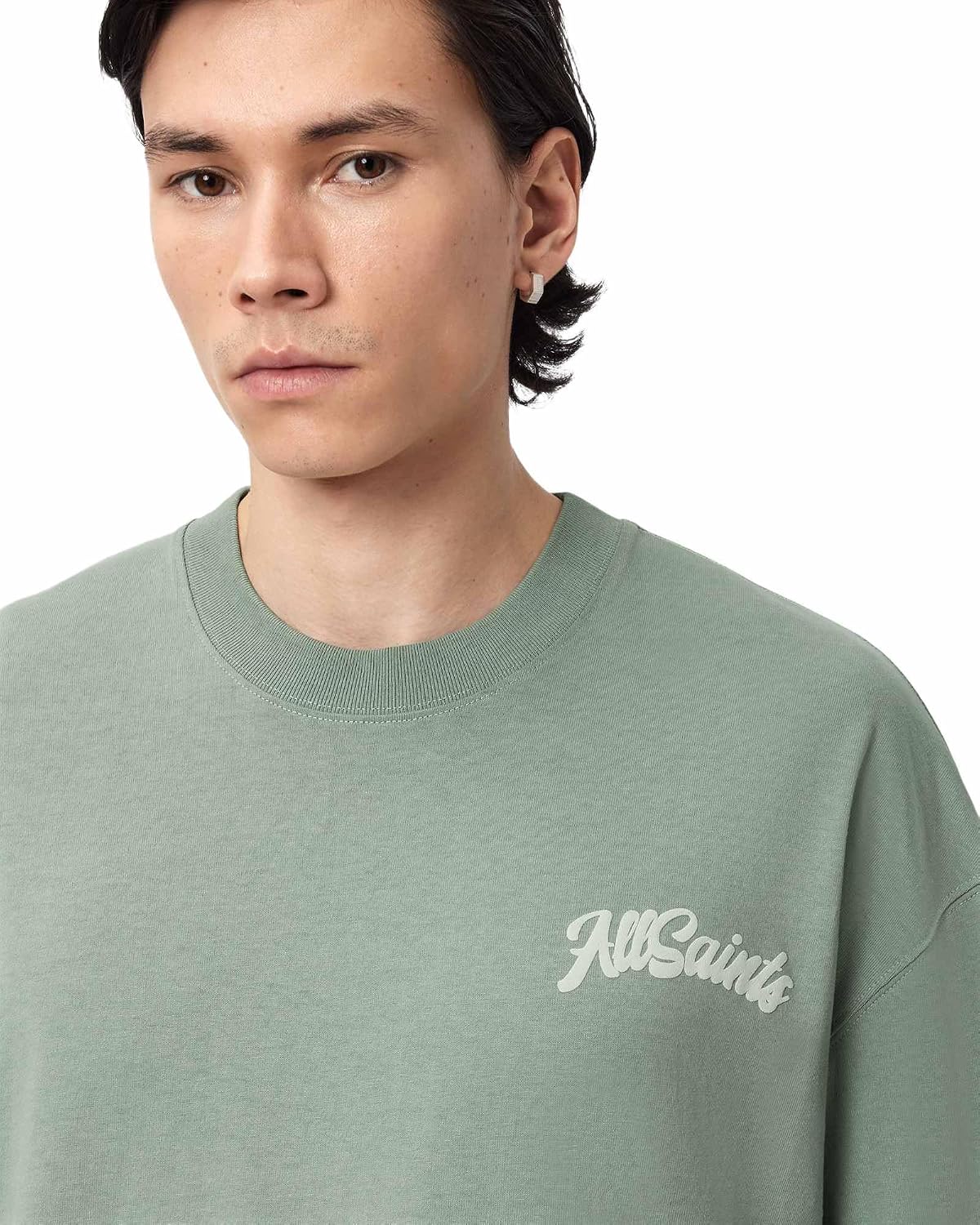 Detalle 2 de AllSaints Odyssey SS Crew T-Shirt Homme