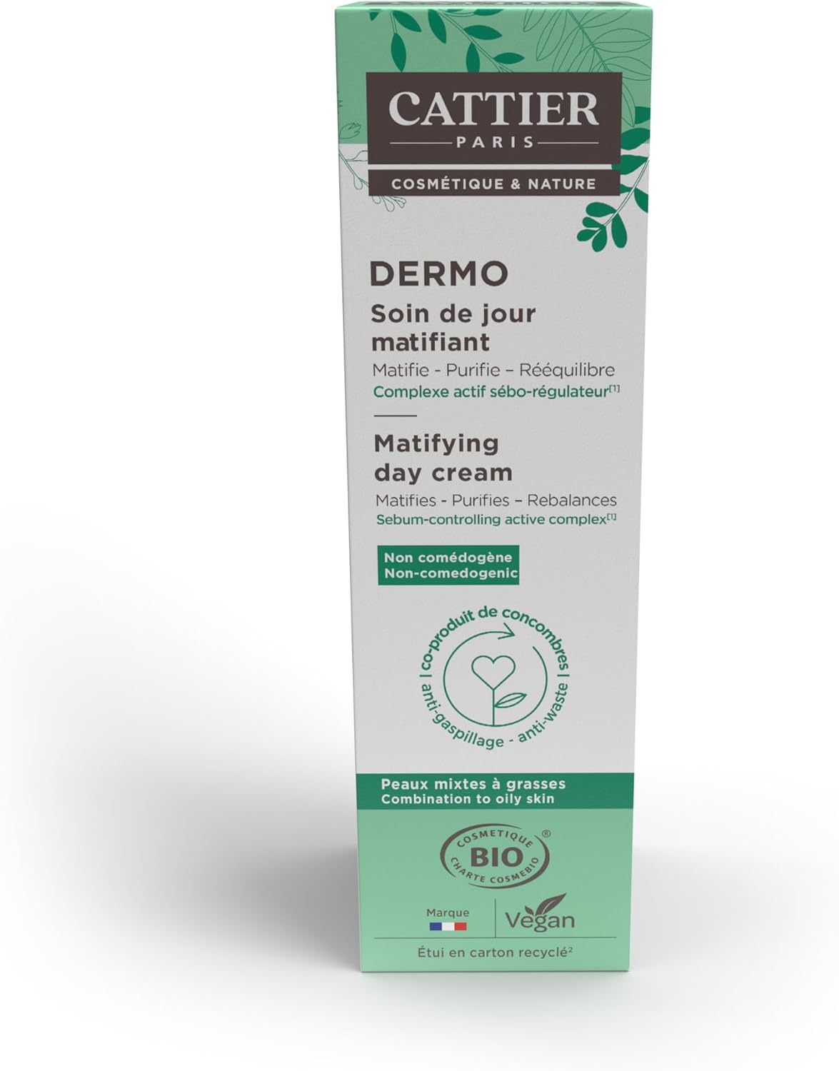 Detalle de CATTIER PARIS Soin de Jour Matifiant 40ml