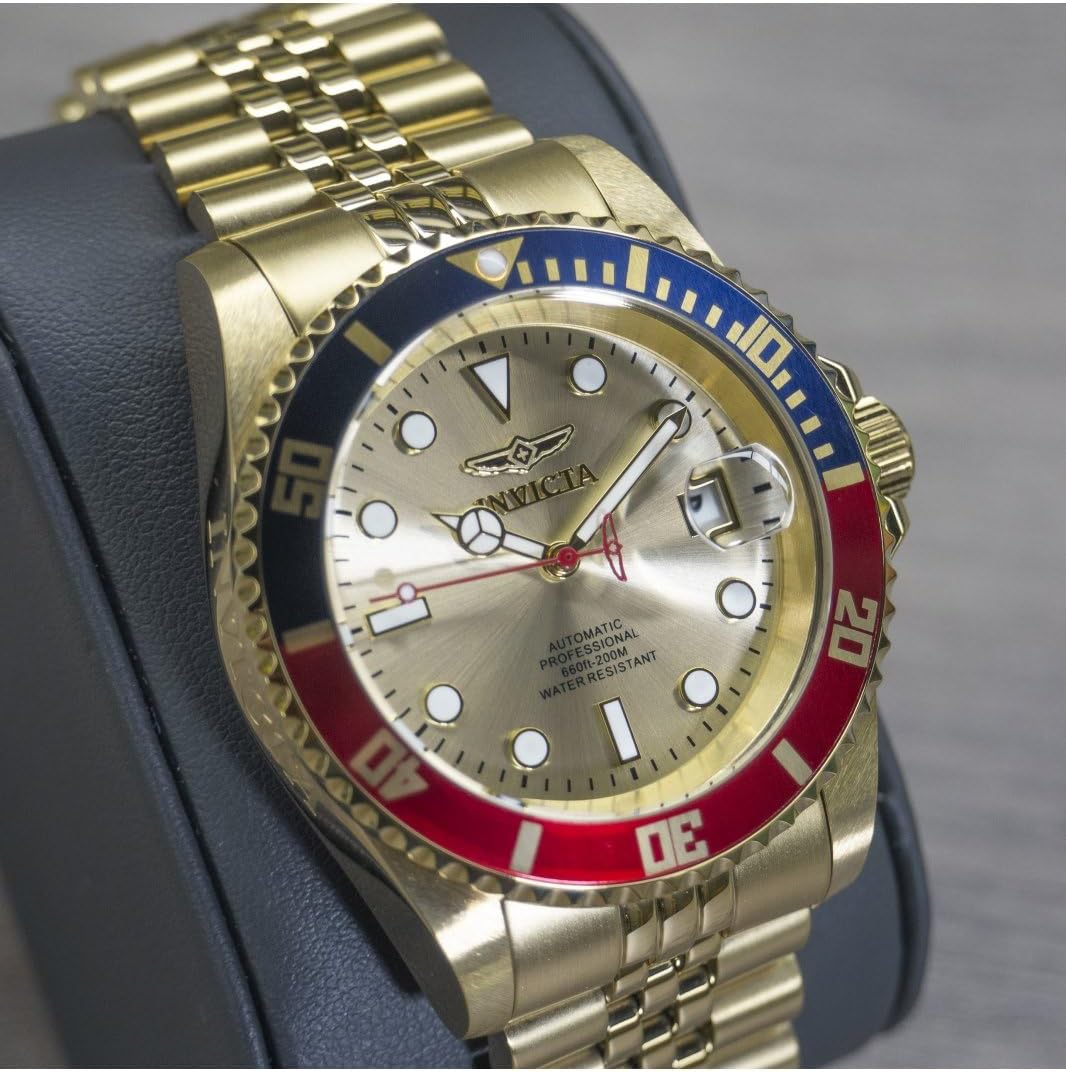 Detalle de Invicta Pro Diver Homme – Montre automatique 42 mm en acier inoxydable (modèle 29183)