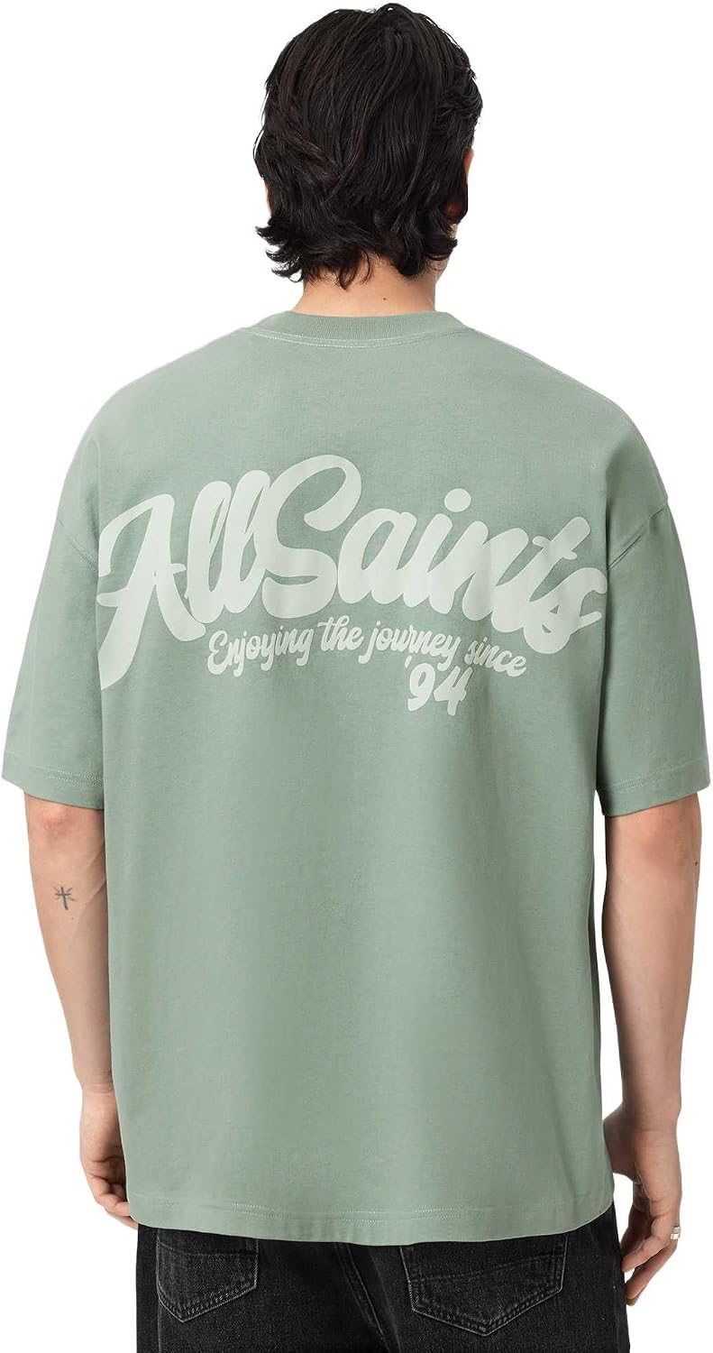 Detalle de AllSaints Odyssey SS Crew T-Shirt Homme