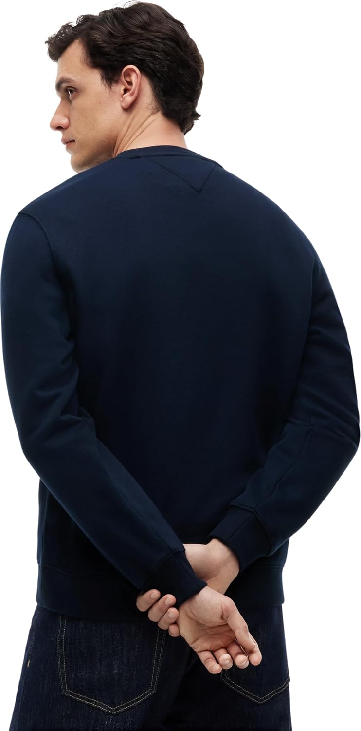 Detalle 2 de Tommy Jeans Sweat homme Regular Fit Flag Fleece col ras-du-cou
