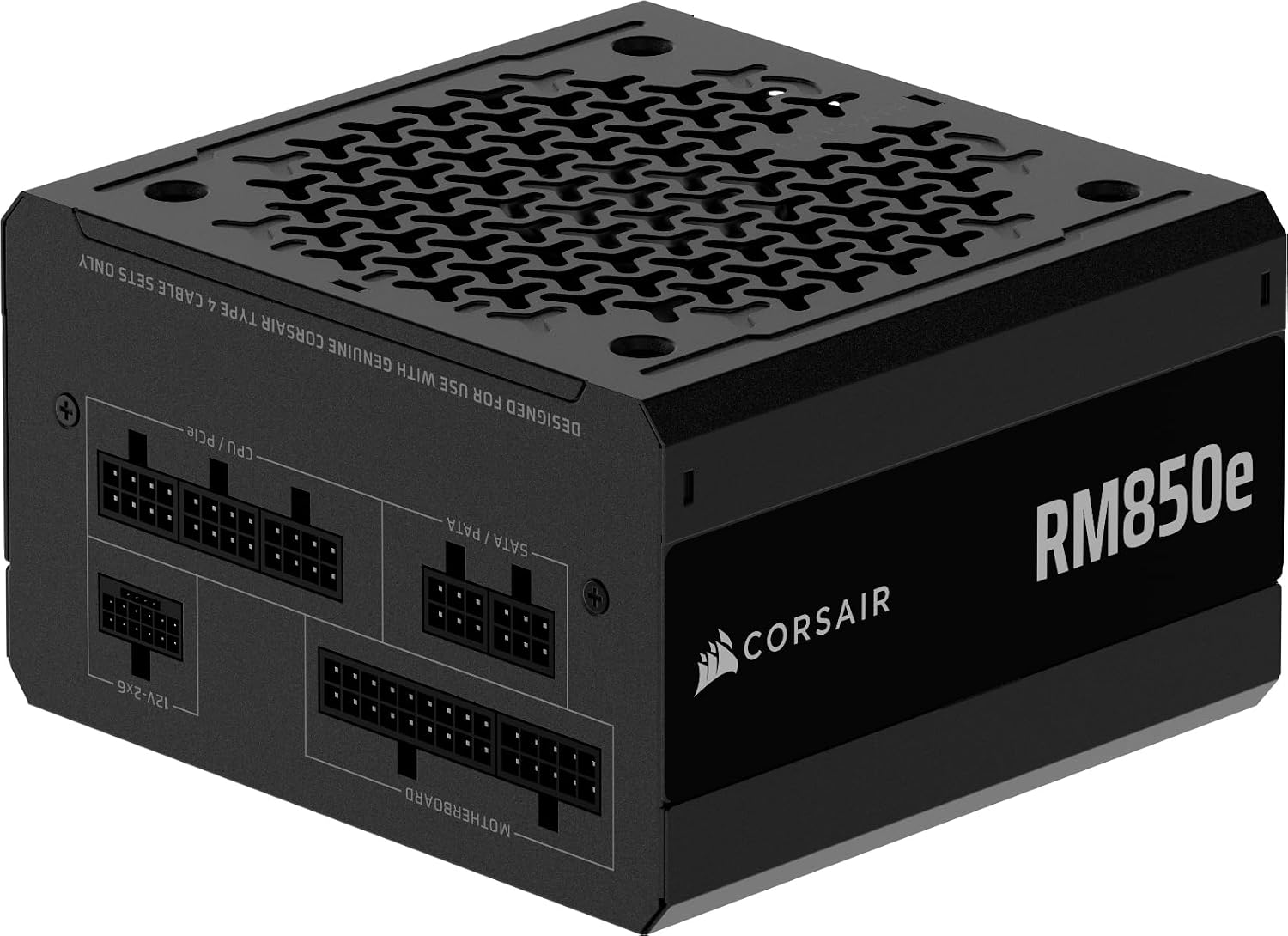 Detalle de Corsair RM850e 2025 alimentation silencieuse