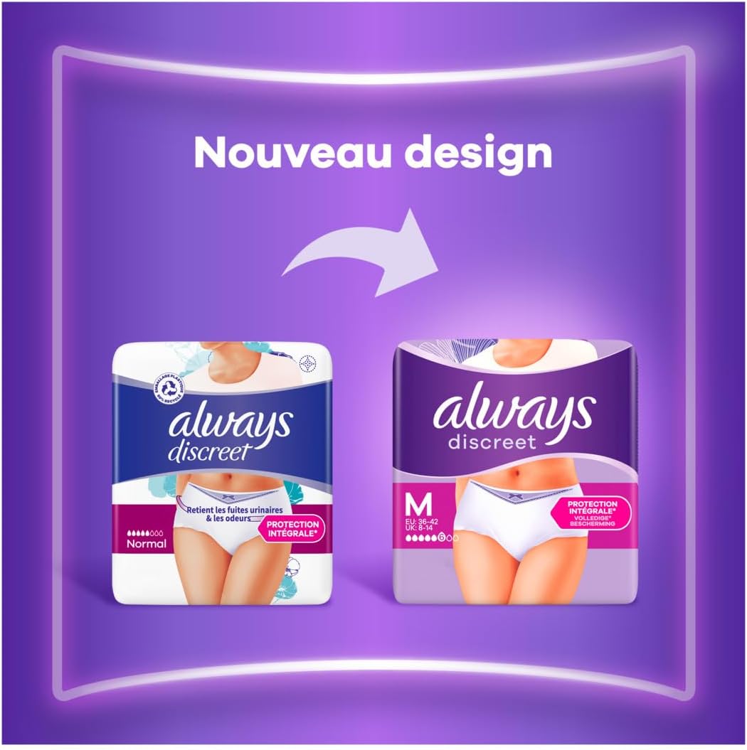 Thumbnail 5 de Always Discreet 21 Culottes incontinence XL 🩲