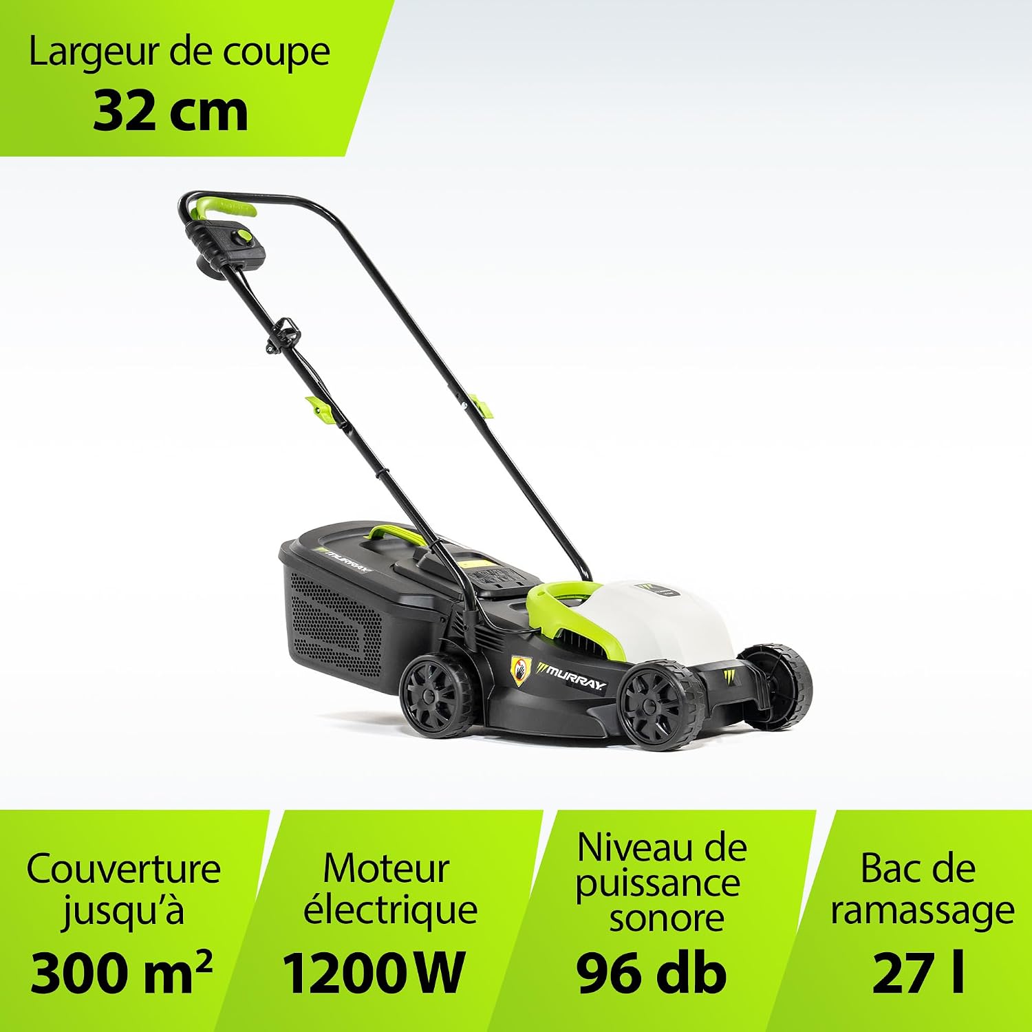 Detalle 2 de Murray Tondeuse Électrique 2-en-1 LE320E — performance compacte pour petites surfaces