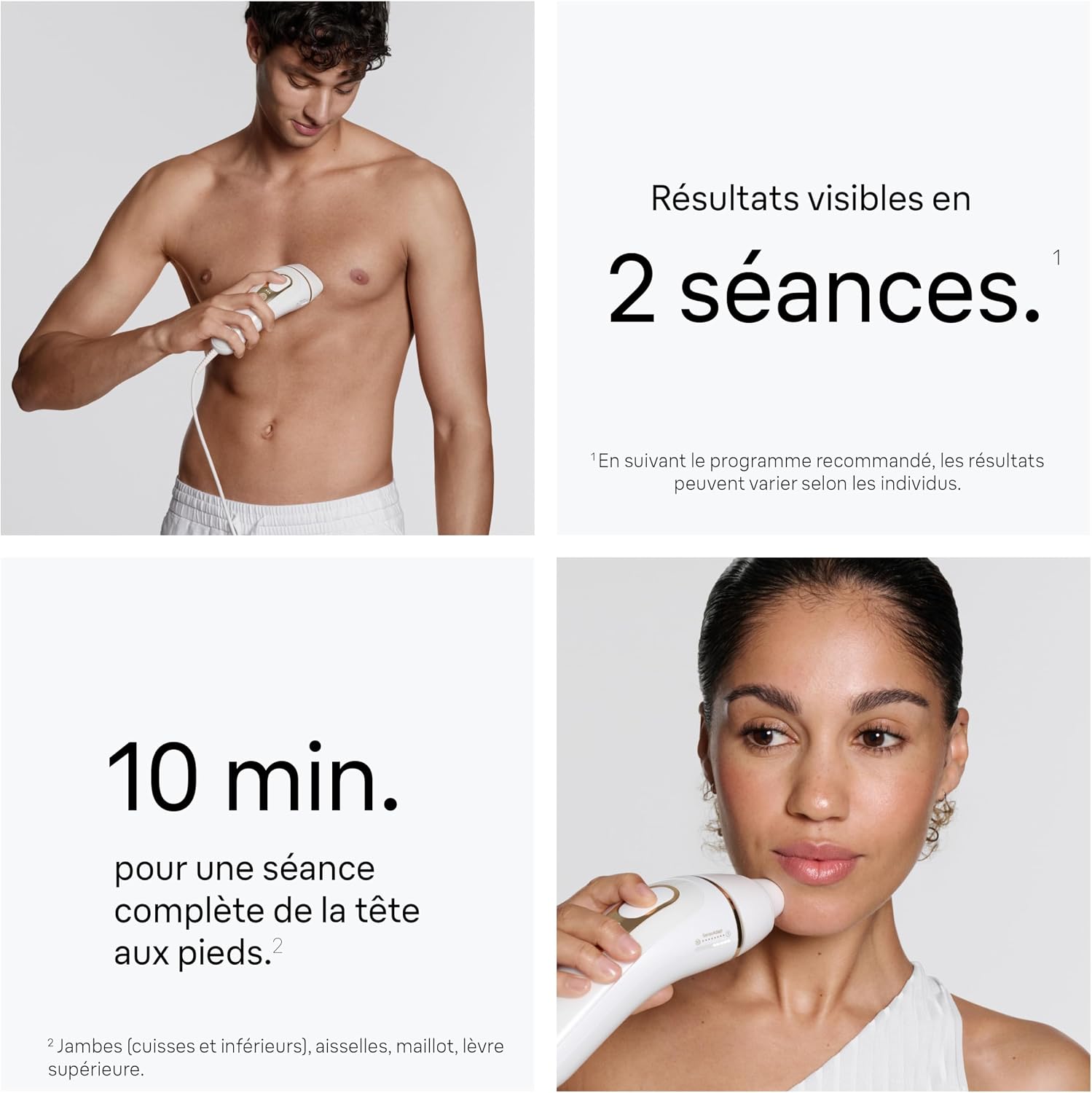 Detalle de Braun Silk·expert Pro 5 (PL5431) — épilateur Lumière Pulsée IPL à domicile, 5 têtes