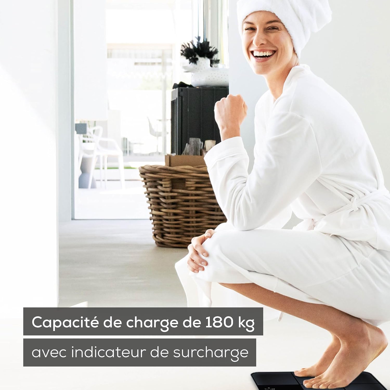 Detalle 2 de Beurer GS 235 Balance pèse-personne en verre