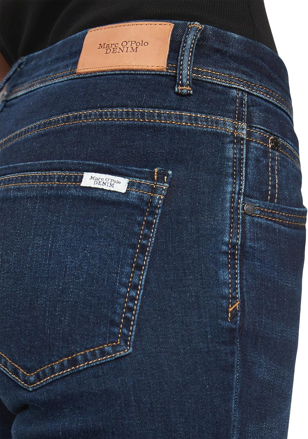 Detalle de Jean femme Marc O'Polo Denim Slim Fit – élasthanne, confort et style intemporel