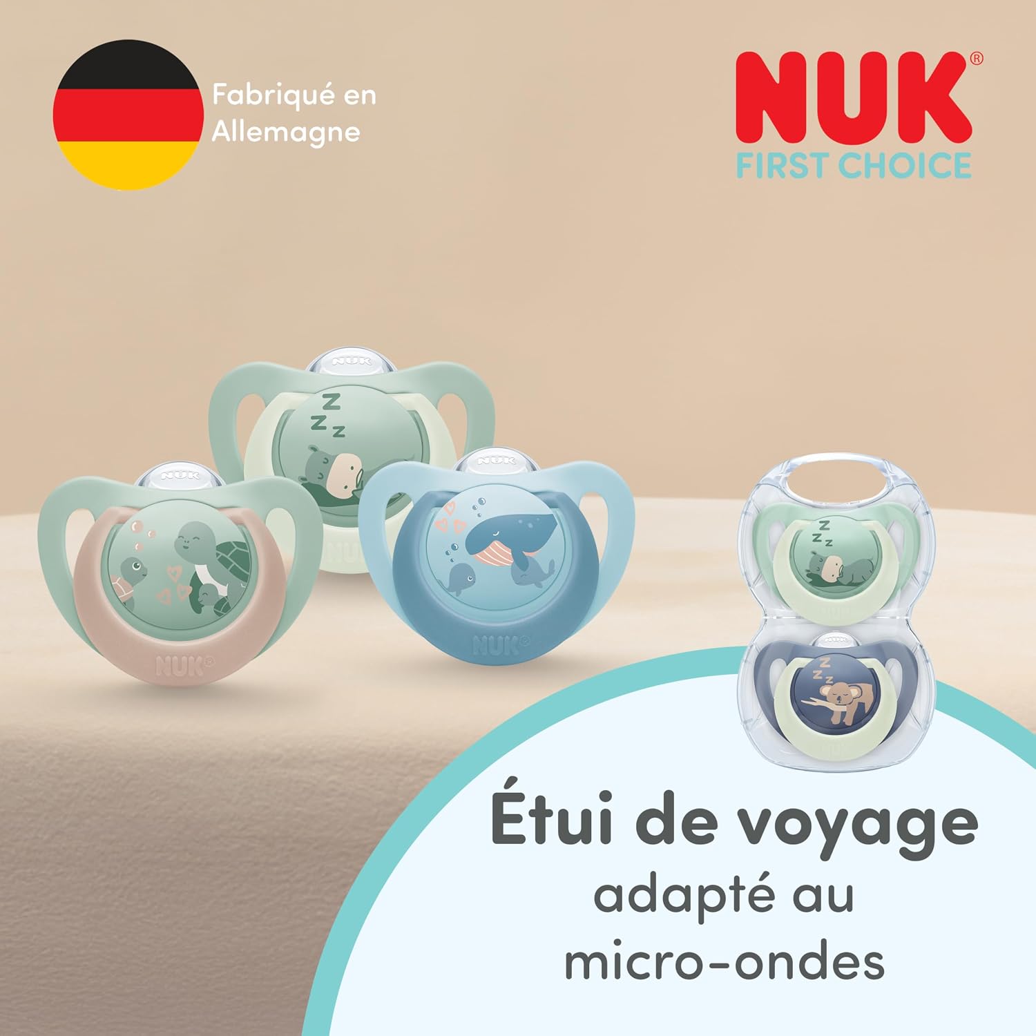 Thumbnail 6 de NUK First Choice Day & Night tétines 6-18 mois