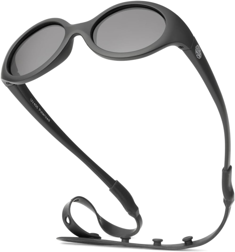 Detalle de BABY SUNNIES Lunettes de soleil polarisées bébé avec lanières (ovales, flexibles)