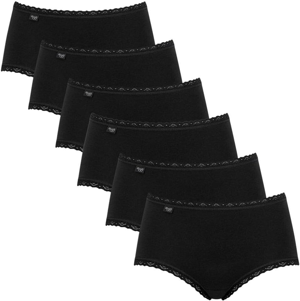 Detalle de Sloggi 24/7 Cotton Lace Midi C3p Bikini Femme – Lot de 3