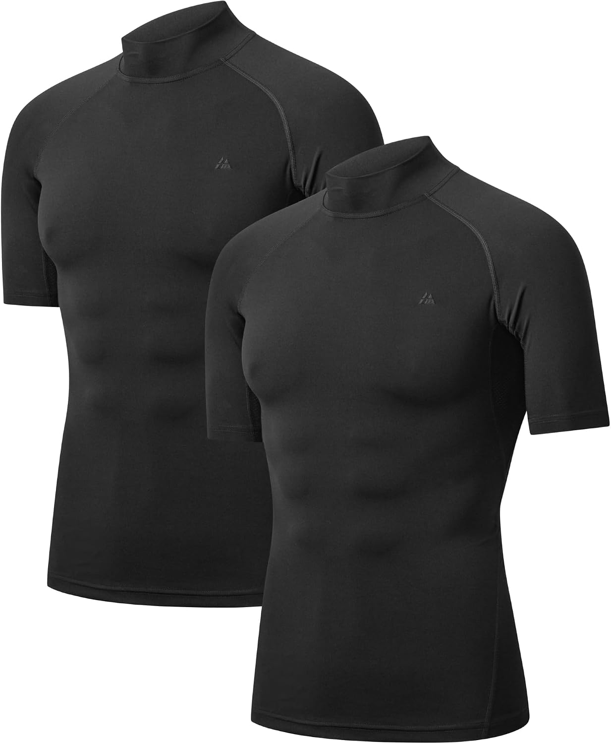 Detalle de DANISH ENDURANCE T-Shirt de compression séchage rapide pour homme (lot de 2)