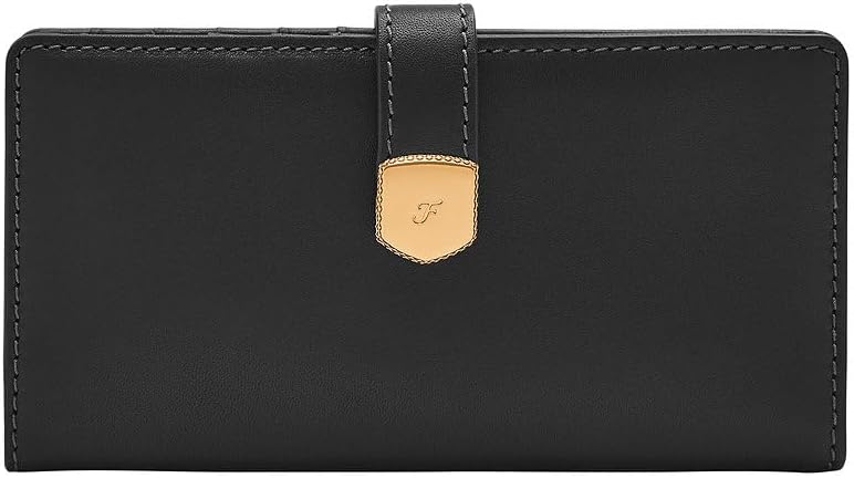 Detalle de Fossil Lennox Leather Bifold Clutch Wallet pour Femmes