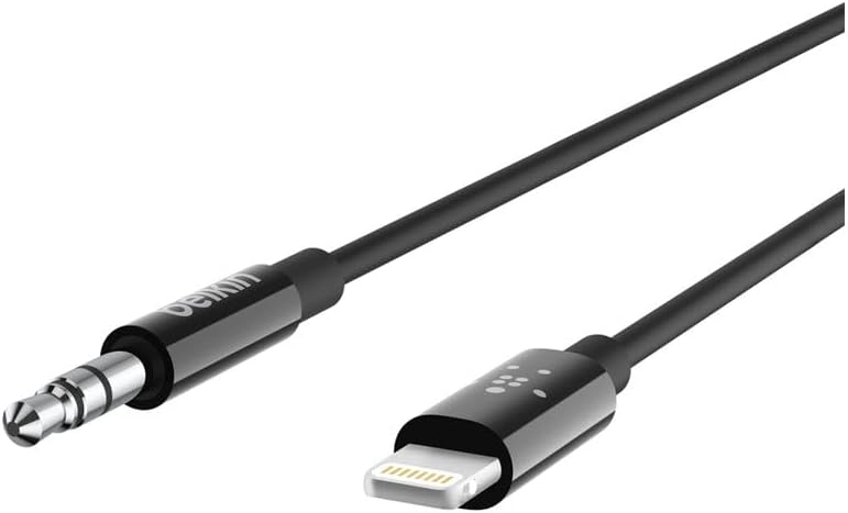 Detalle de Belkin Câble Lightning 3,5 mm de 0,9 m (MFi) – noir