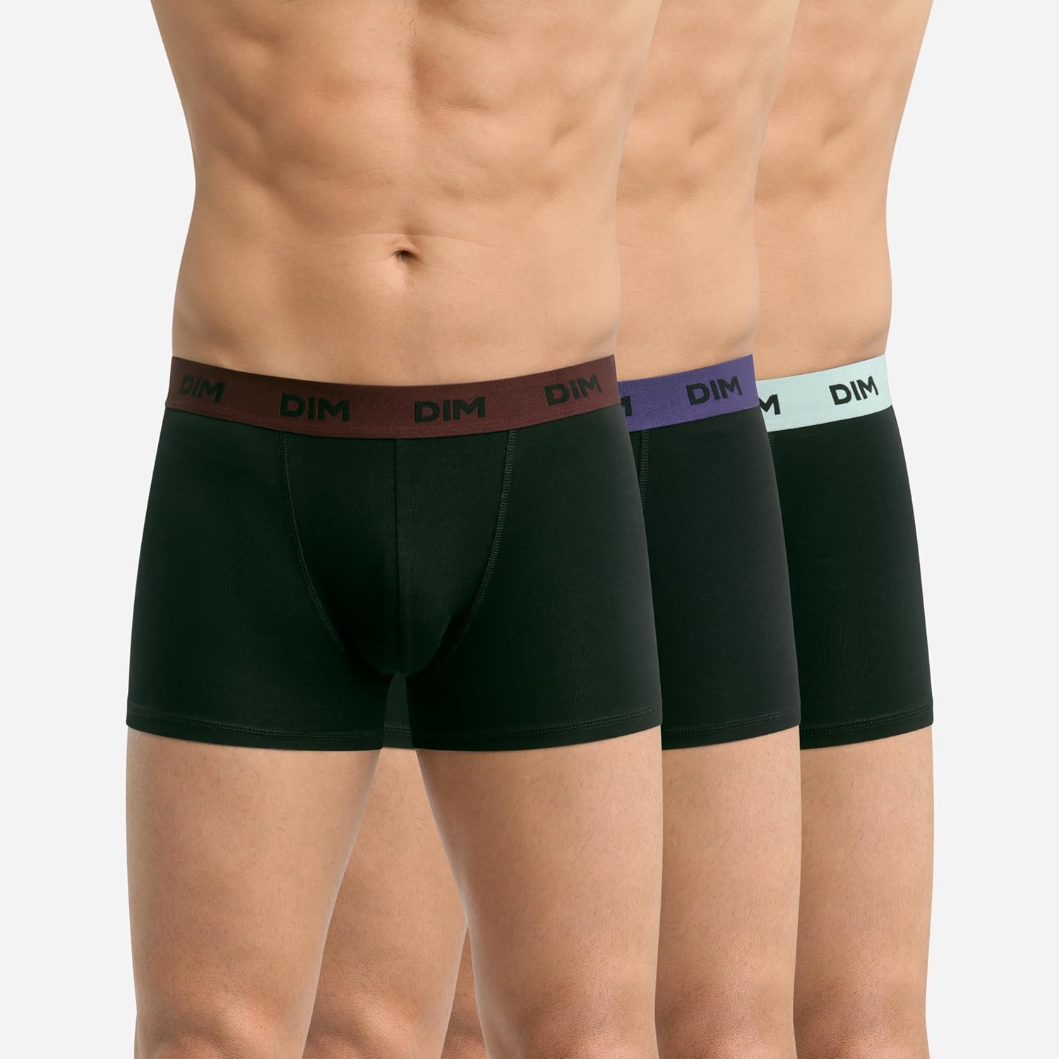 Detalle 2 de DIM Boxer Homme Mix and Colors Coton Stretch Confort (lot de 6)