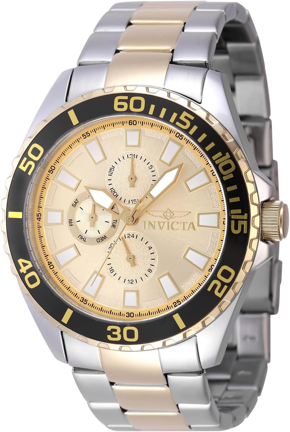 Detalle de Invicta Pro Diver Montre Homme 46 mm — Mouvement Quartz en Acier Inoxydable