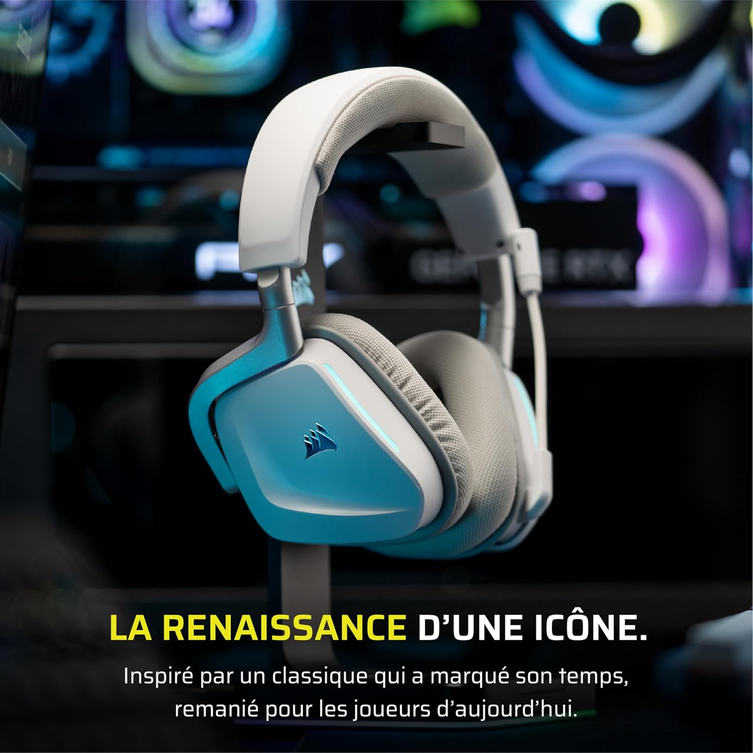 Detalle 2 de Corsair Void v2 Casque de jeu sans fil avec Bluetooth