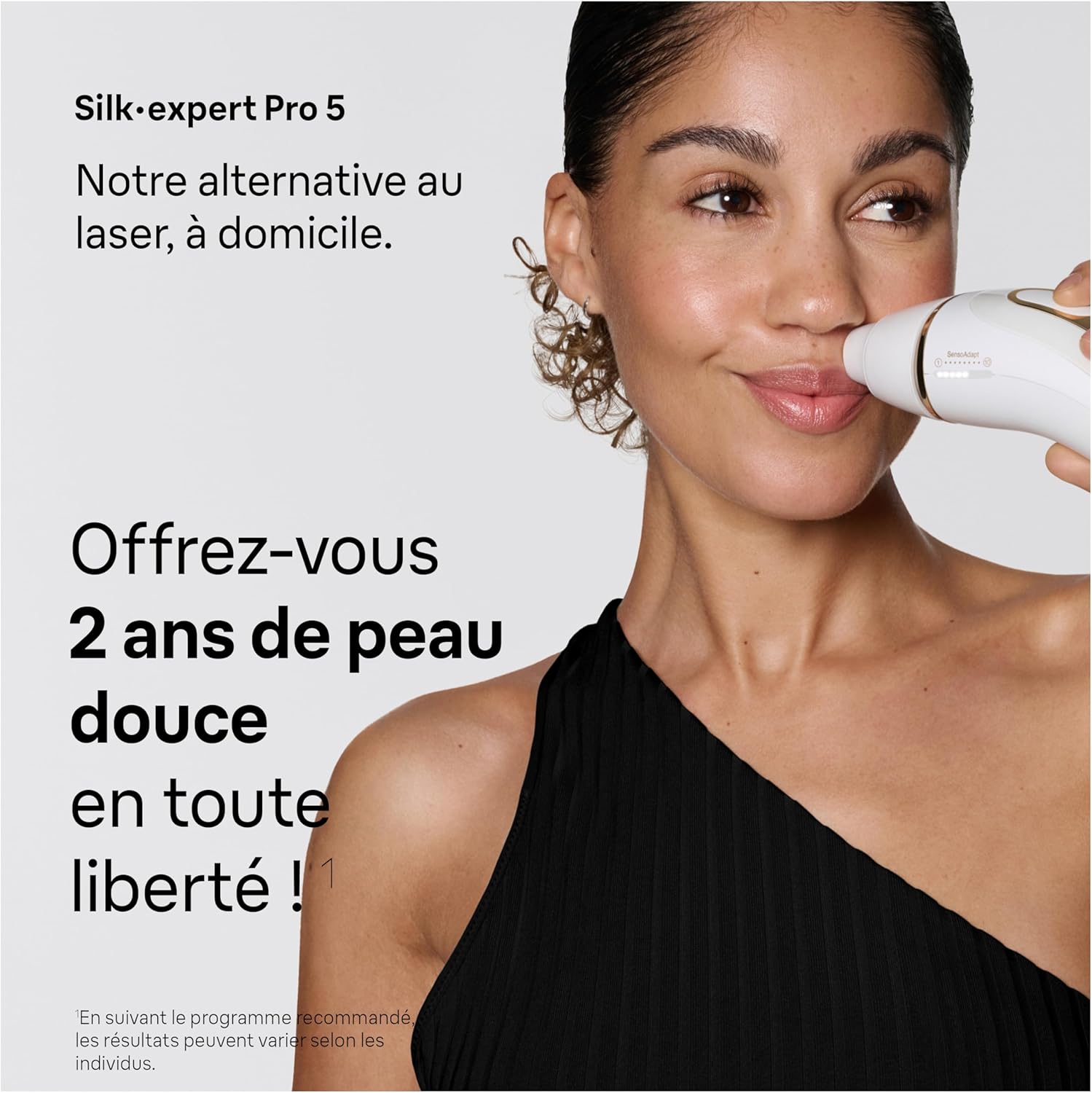 Detalle 2 de Braun Silk·expert Pro 5 (PL5431) — épilateur Lumière Pulsée IPL à domicile, 5 têtes