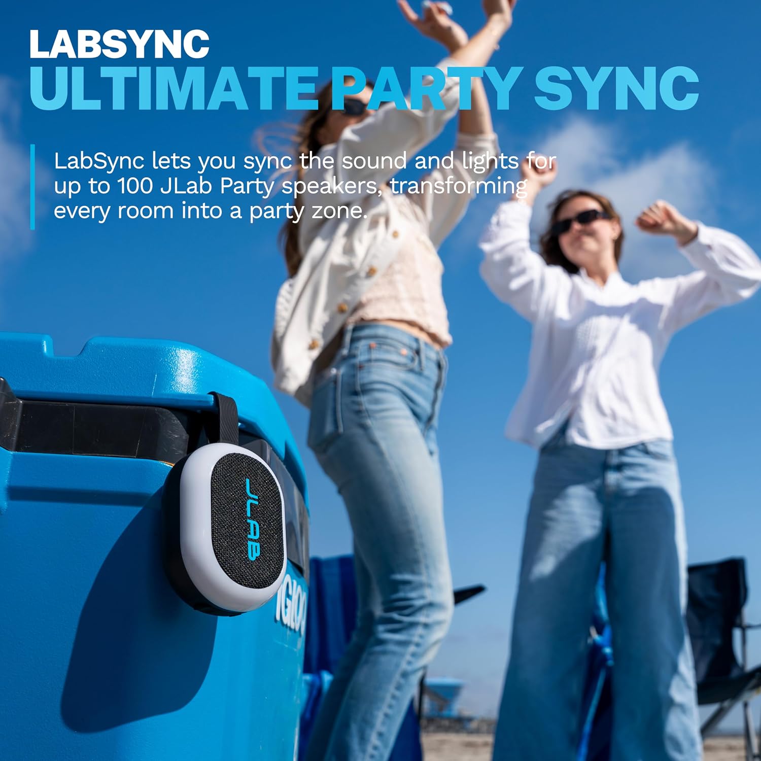 Detalle 2 de JLab Pop Party enceinte Bluetooth 5W