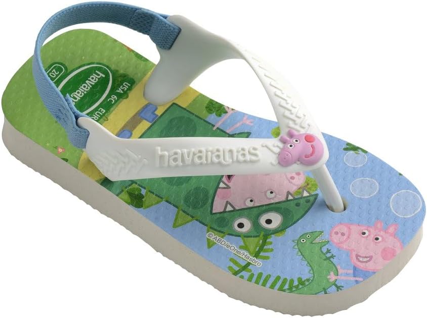Detalle de Havaianas Baby Peppa Pig – tongs unisex bébé blanches