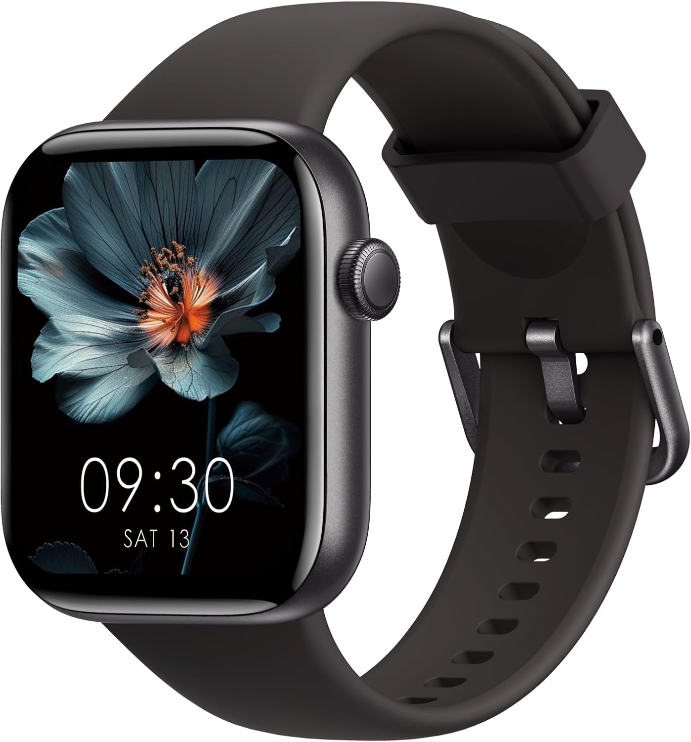 Detalle de AcclaFit Montre Connectée – Écran 1,85" HD, 140+ modes, appels Bluetooth et suivi santé (IP68)