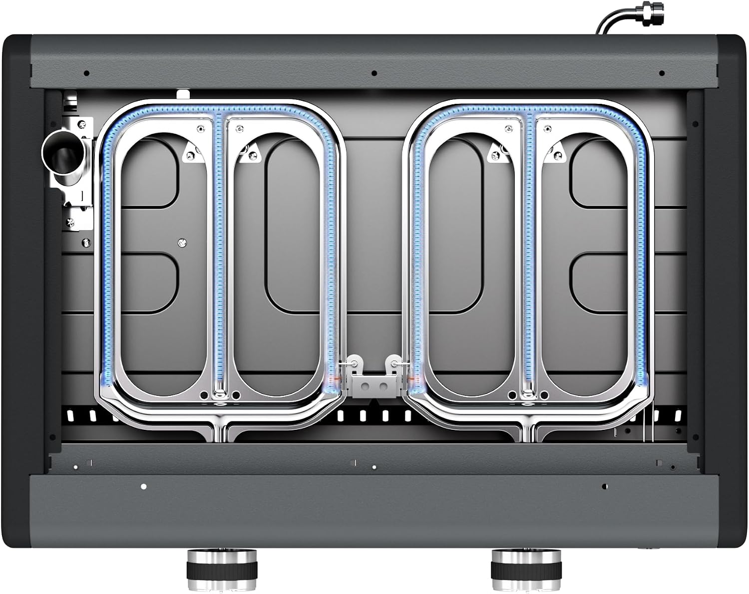 Detalle de Campingaz Plancha Othello 2 L – Plancha barbecue gaz à double brûleur 58 × 36 cm