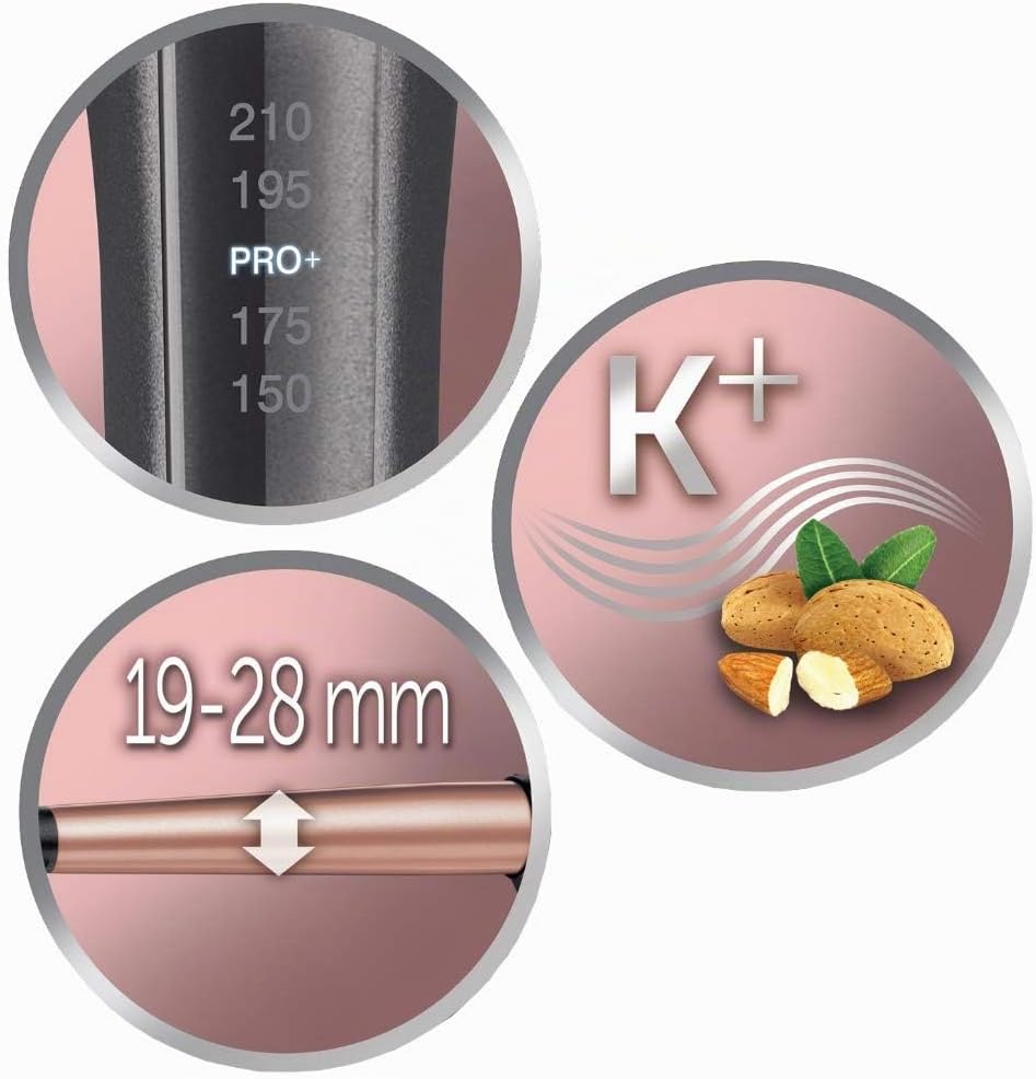 Thumbnail 3 de Remington CI83V6 – Boucleur conique 19-28 mm Keratin Protect (130-210°C) pour ondulations naturelles