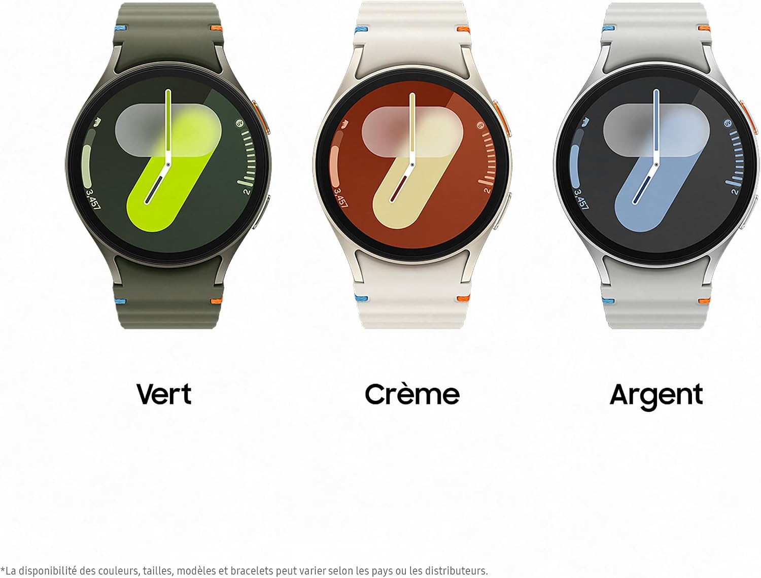 Detalle 2 de Samsung Galaxy Watch7 (40 mm) – Montre connectée crème avec suivi santé et sport, Bluetooth, Chargeur inclus