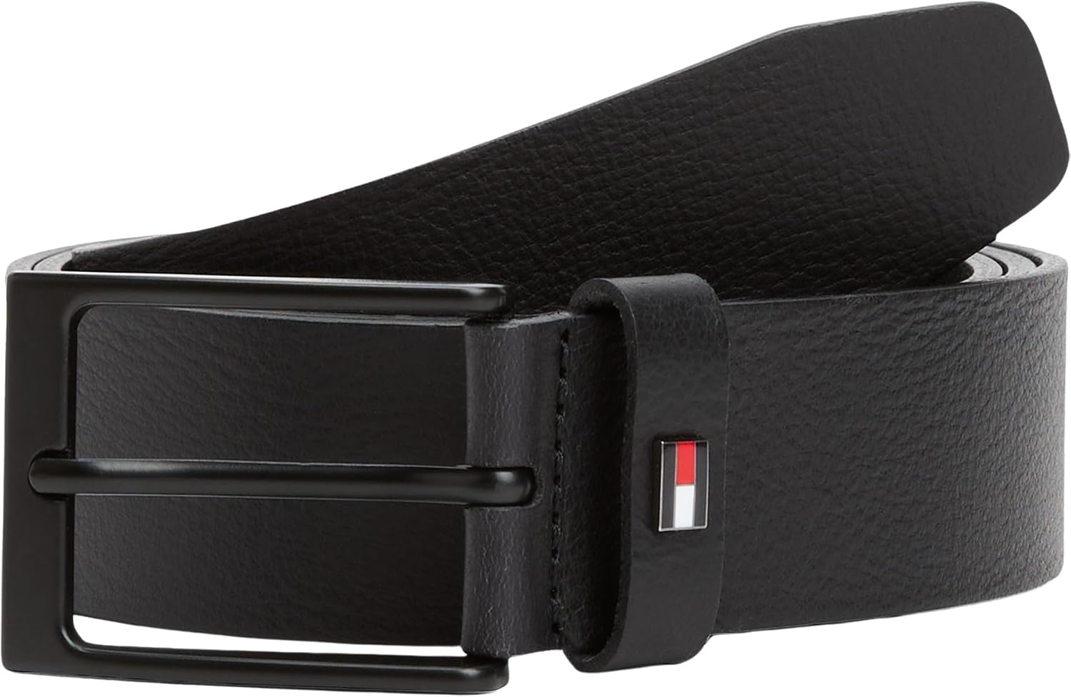 Detalle de Tommy Hilfiger Ceinture homme Layton en cuir 3,5 cm