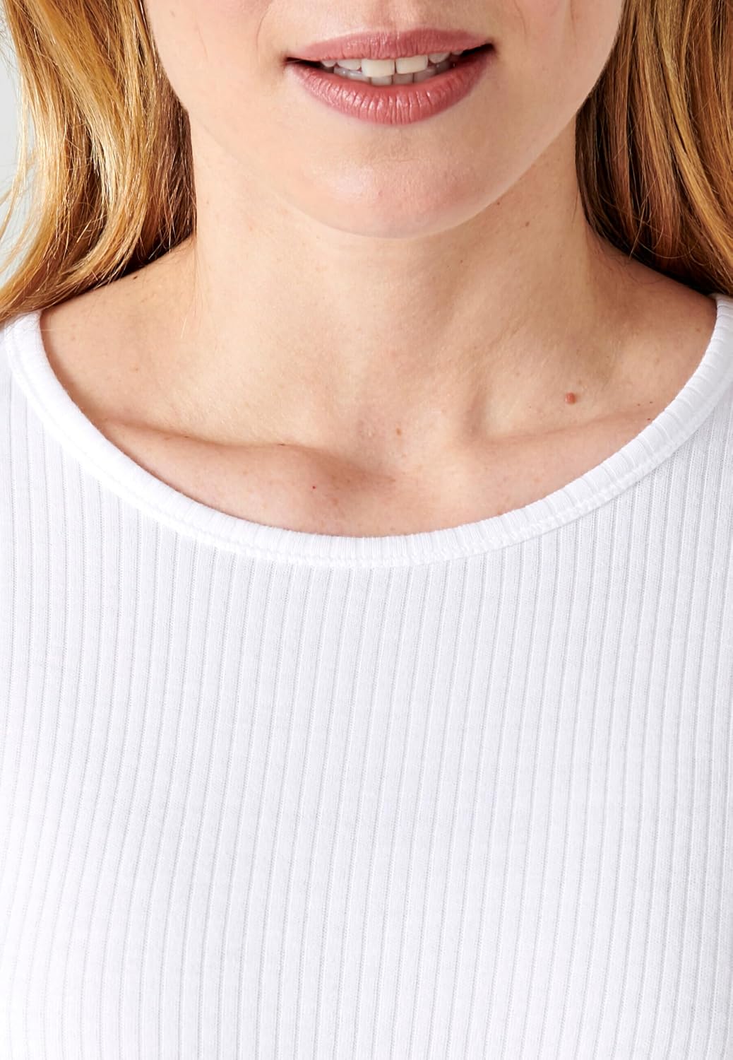 Thumbnail 4 de Damart T-Shirt Thermolactyl Col Rond – Côtes Molletonnées Haut Thermique Femme (Lot de 1)