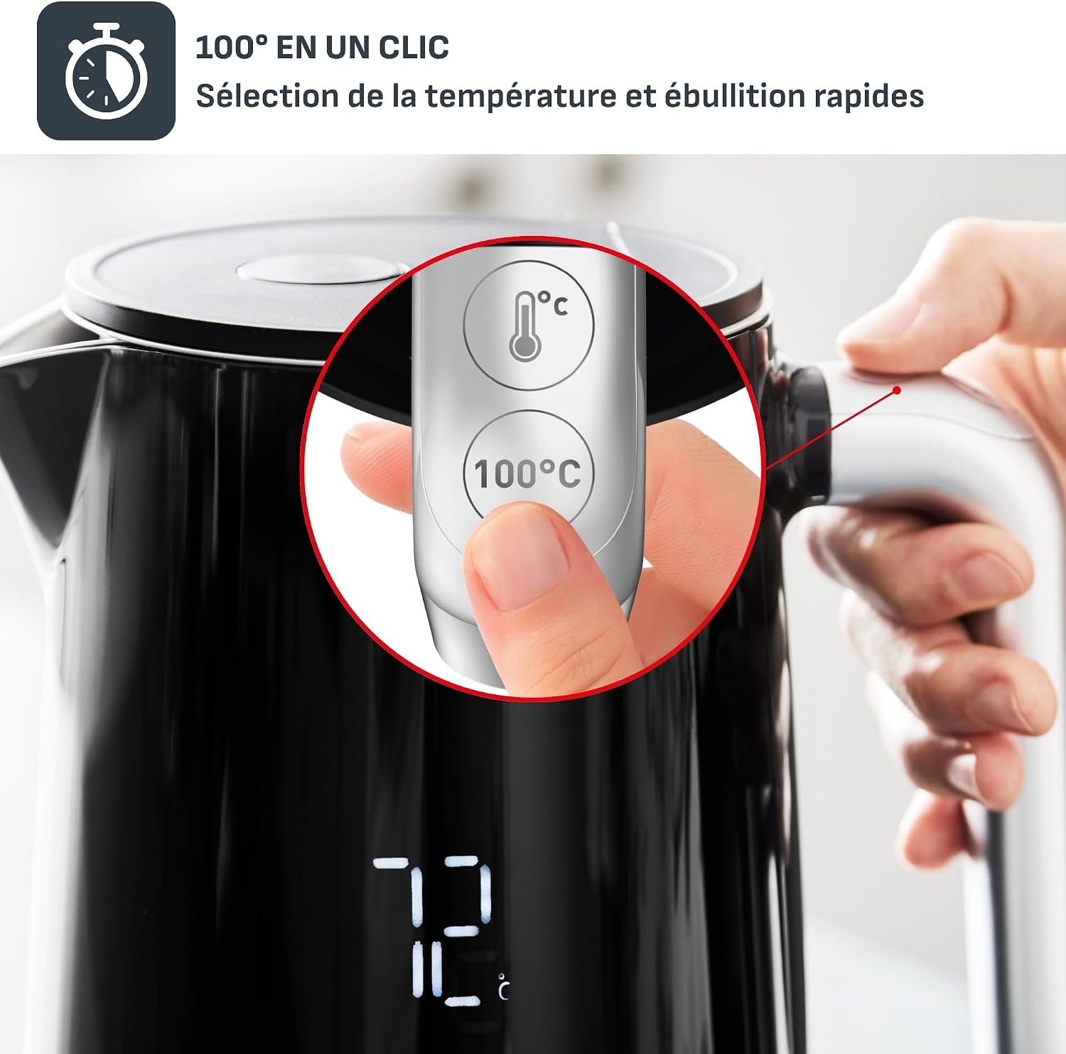 Thumbnail 4 de Tefal KO854830 Bouilloire 1 L, 5 températures, maintien 30 min 🔌