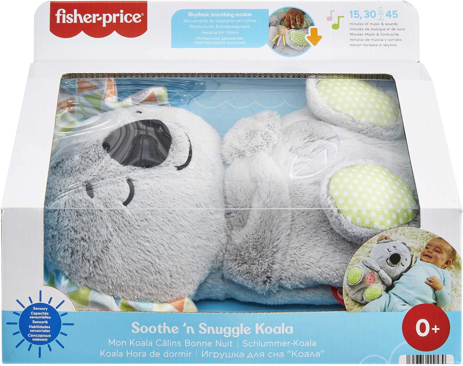 Detalle 2 de Fisher-Price Mon Koala Câlins Bonne Nuit (HBP87) – peluche koala musical apaisante pour bébé dès la naissance