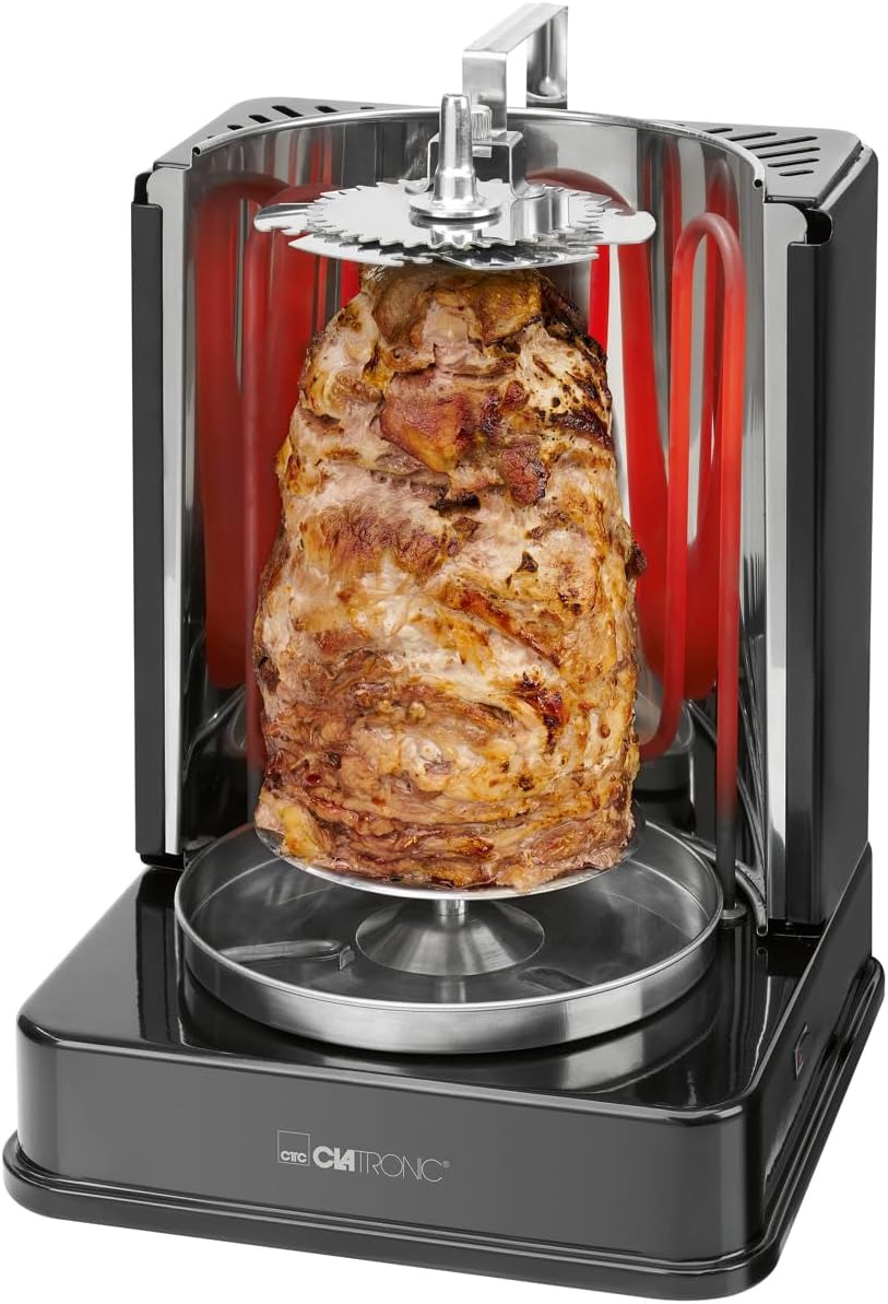 Detalle de Clatronic Döner Multigrill DVG 3686 : gril vertical pour gyros, kebabs et brochettes