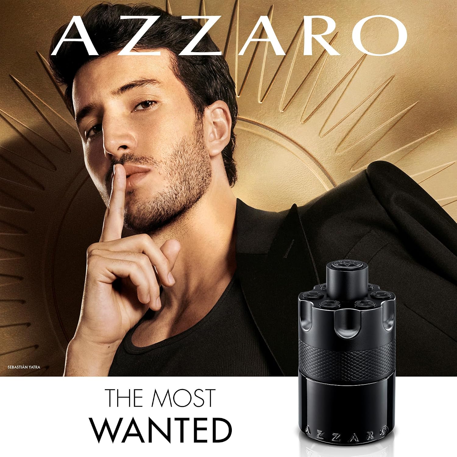 Detalle de Azzaro The Most Wanted Intense Homme Eau de Parfum Fougère Ambré Boisé – spray longue tenue