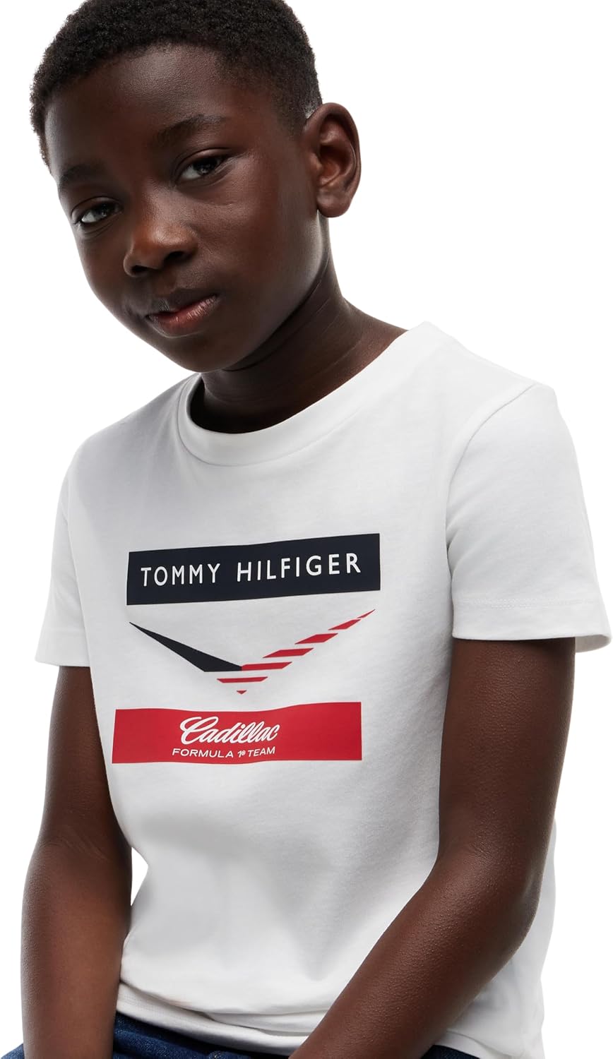 Thumbnail 6 de Tommy Hilfiger Enfants T-shirt unisexe manches courtes TH X Cadillac F1 Chevron coton