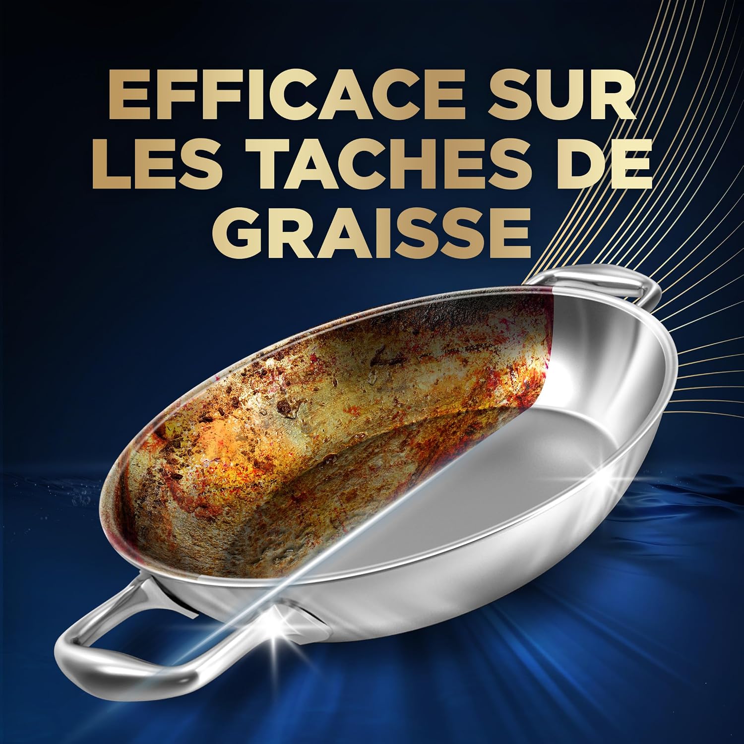 Detalle de Finish Ultimate Plus Infinity Shine Pastilles Lave-Vaisselle Citron – Propreté intense et brillance étincelante, 105 capsules