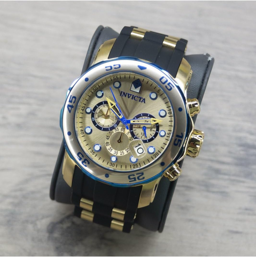 Detalle de Invicta Pro Diver Homme – Montre quartz en acier inoxydable, 48 mm (modèle 17887)