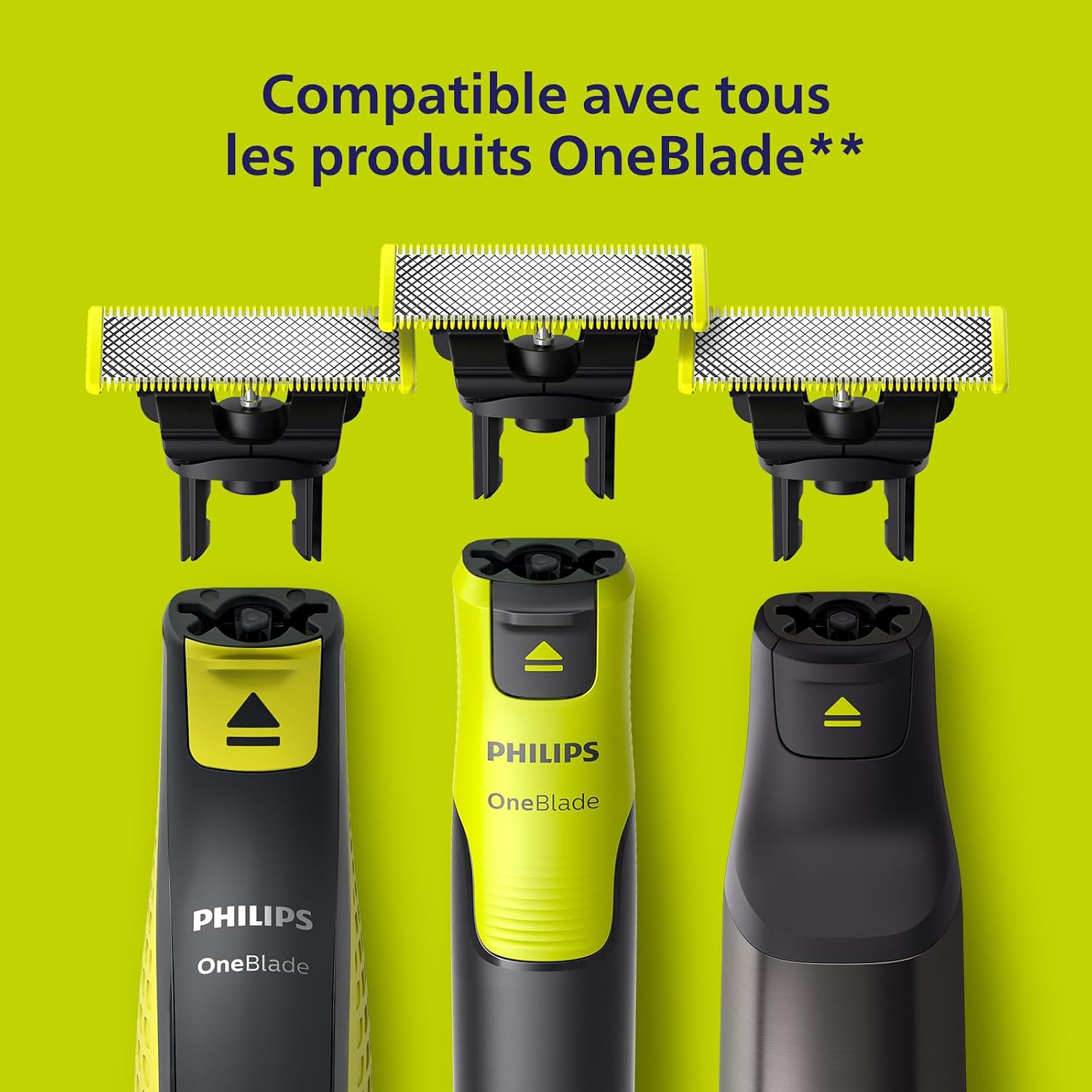 Detalle de Philips OneBlade QP250/50 lames de rechange 5 pièces