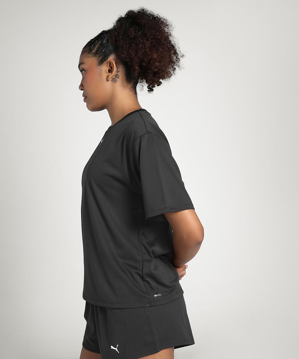Detalle de PUMA W Tad Essential T-Shirt décontracté unisexe : le basique sportif à porter au quotidien