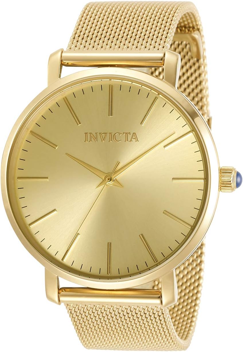 Detalle de Invicta Angel 38 mm - Montre femme en acier inoxydable, mouvement quartz