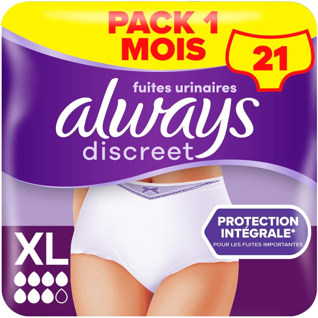 Detalle de Always Discreet 21 Culottes incontinence XL 🩲